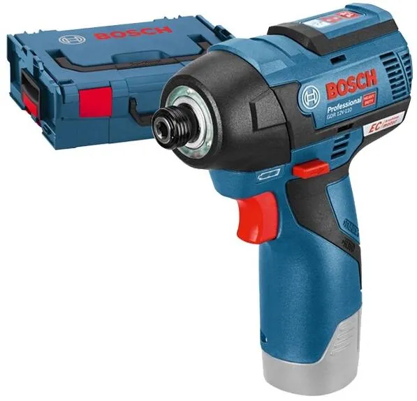 BOSCH GDR 12V-110 - Masina de insurubat cu impact fara acumulatori si incarcator, Li-Ion, 12 V, - Ah, 110 Nm, M4-M12, motor fara perii, turatie reglabila, led iluminare, valiza speciala
