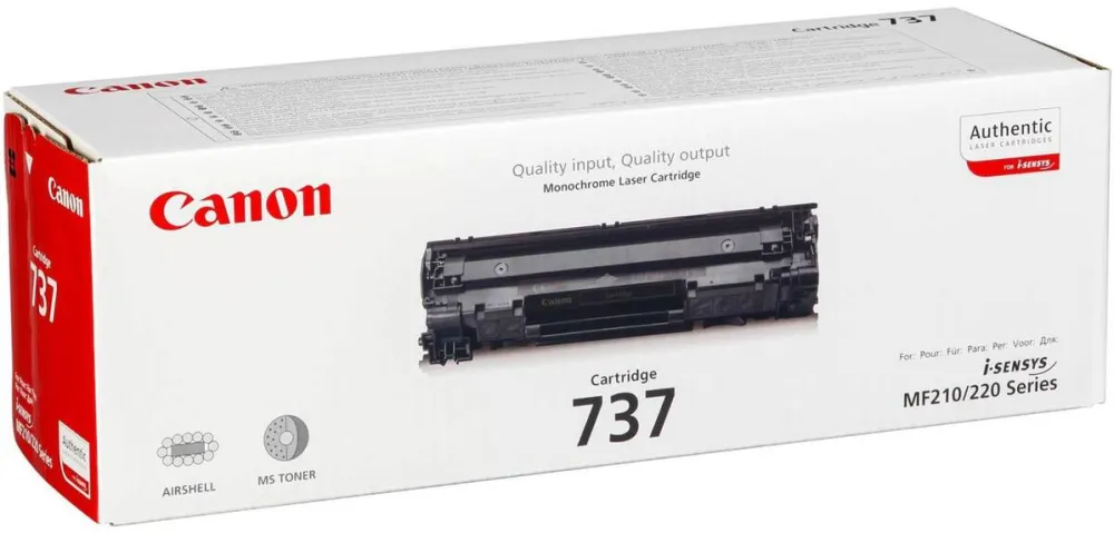 Toner imprimanta Canon 737 Black