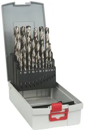 BOSCH Set Burghie, 25 piese, Metal, HSS-G, 1,0-13,0 mm, 2608587017