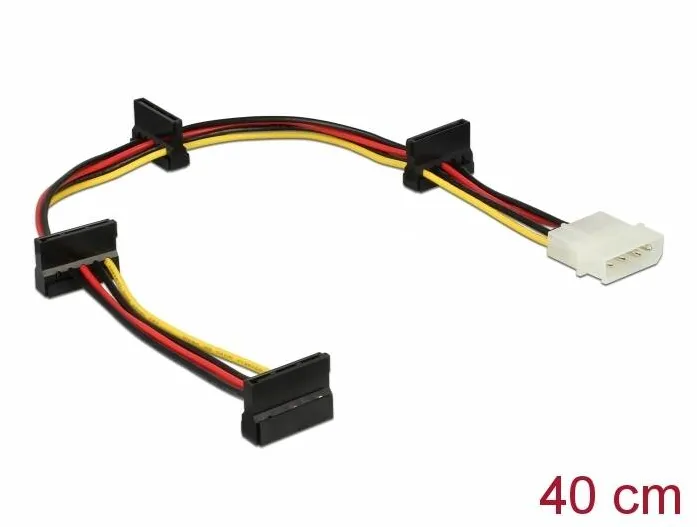 Cablu DELOCK 60142, power adapter - 4 pin internal power to SATA power - 40 cm