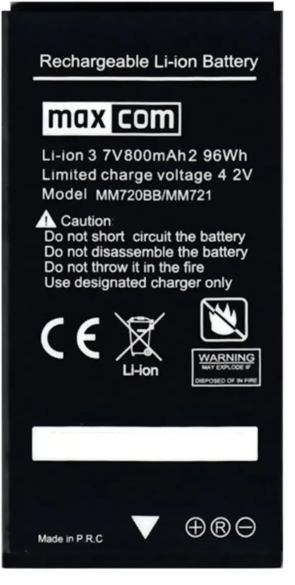 Accesoriu GSM Maxcom Acumulator 800 mAh / 3.7 V pentru Maxcom MM720 / MM721