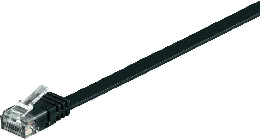 Accesoriu Retea Logilink Cablu Retea SlimLine- 25 cm - black