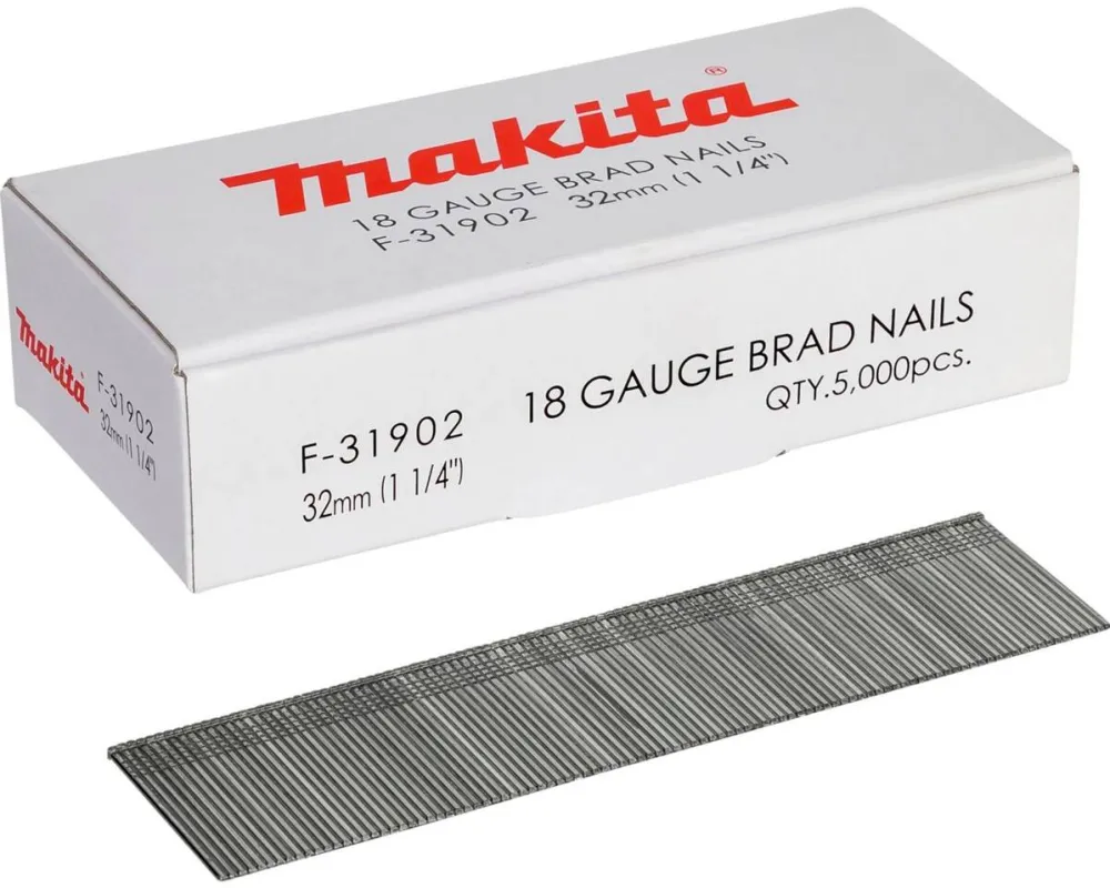 Makita Gauge Brad Nails 1,2x32mm F-31902 5000 pcs.