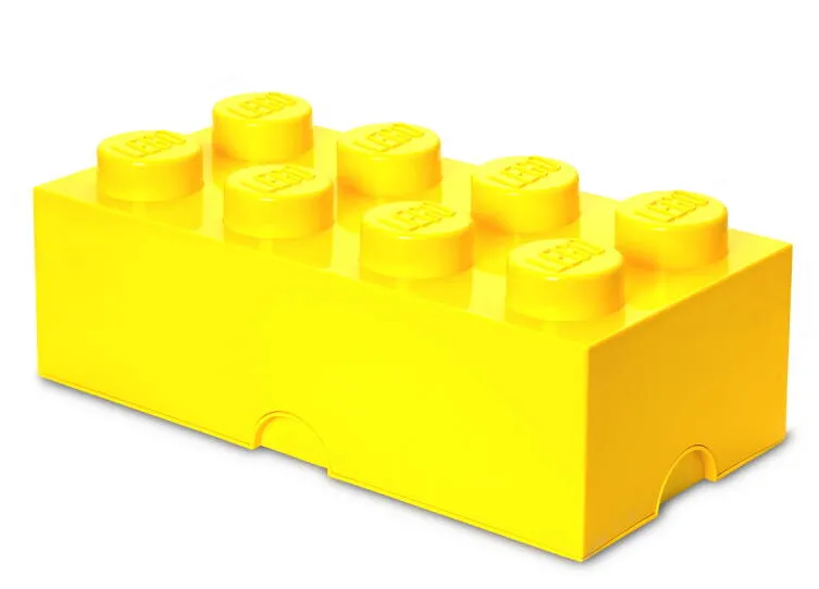 Room Copenhagen Cutie depozitare LEGO 8 galben