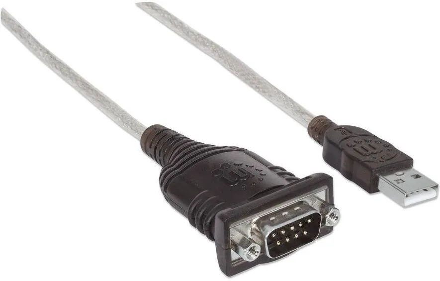Adaptor MANHATTAN USB A -> seriell (RS-232) St Modul 0,45m