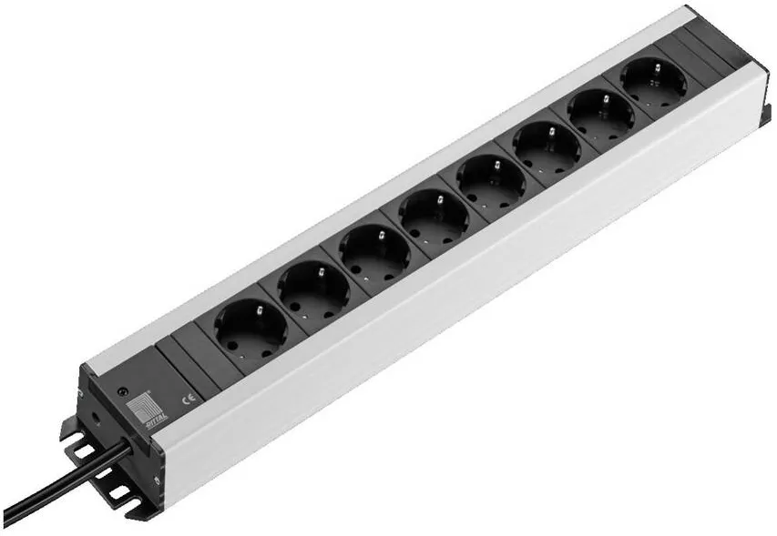 Rittal Prelungitor 48,3cm 8 prize Fara Comutator 16A