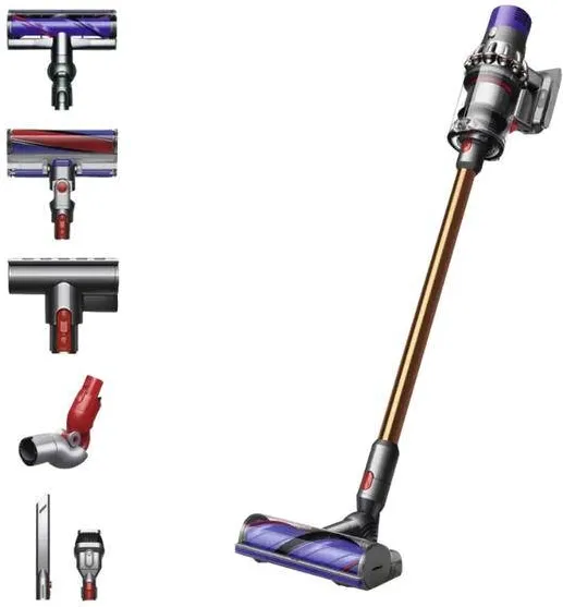 Aspirator Dyson vertical V10 Absolute, 0.76 L, Autonomie 60 min, Nichel/Cupru