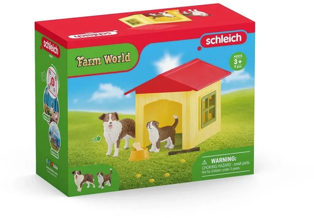 Figurina Schleich Friendly Dog House Farm World