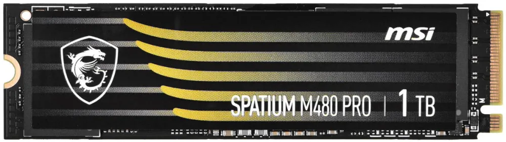 SSD MSI Spatium M480 Pro 1TB. PCI Express 4.0 x4. M.2 2280