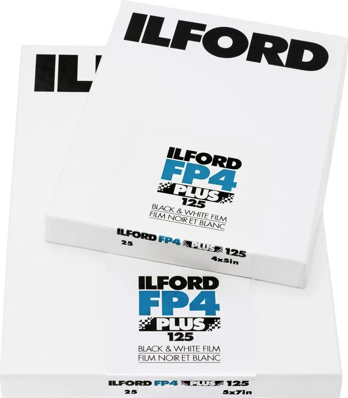 Hartie Foto ILFORD PHOTO Ilford FP4 Plus 4x5 25 Sheets Film