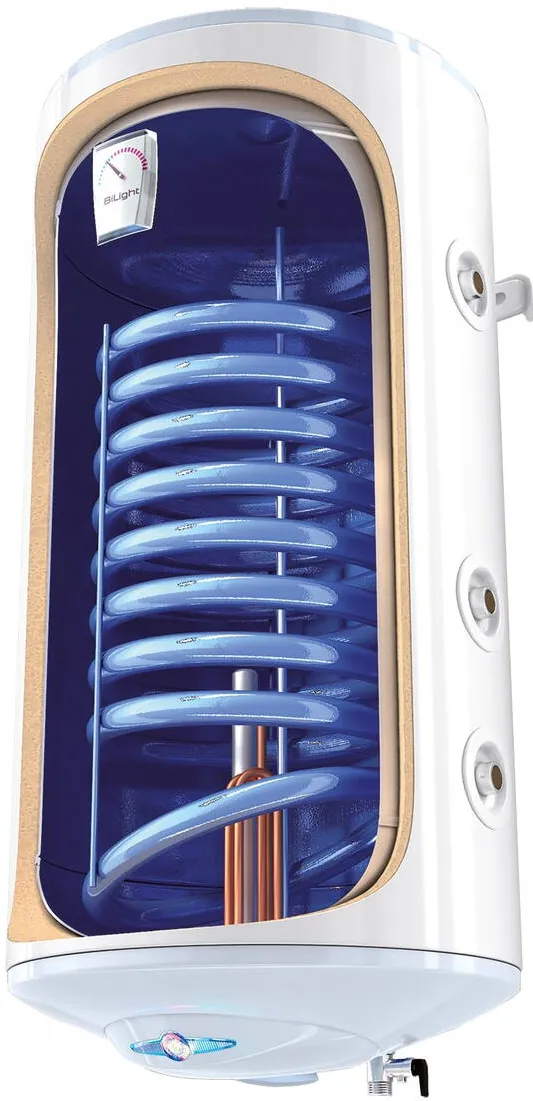 TESY Boiler termoelectric cu serpentina Tesy BiLight GCV9S 1004420 B11 TSRCP, 2000W, 100 l, serpentina pe partea dreapta, 8 bar, protectie anti-inghet, 18mm, Alb