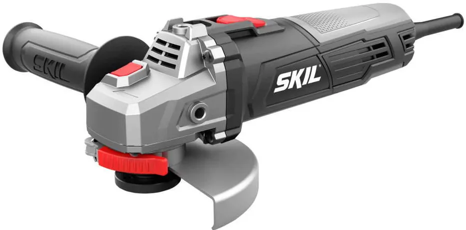 Skil Polizor unghiular Skil 9021 AA, 600 W, 220-240 V, 125 mm diametru disc, 12000 RPM, M14, maner lateral, cheie accesorii, set flanse