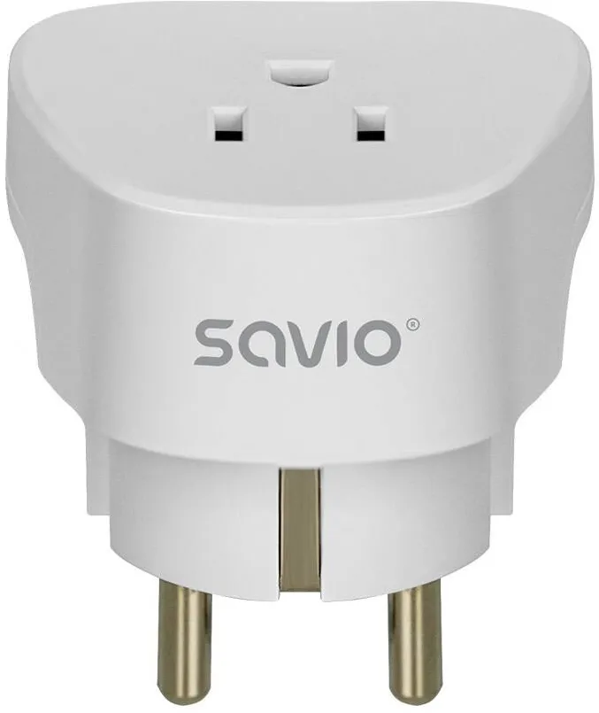 Adaptor SAVIO  AP-01 Travel Adapter, US socket – EU plug