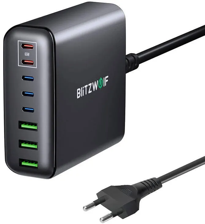 BlitzWolf Incarcator de perete BW-S26 250W (negru)