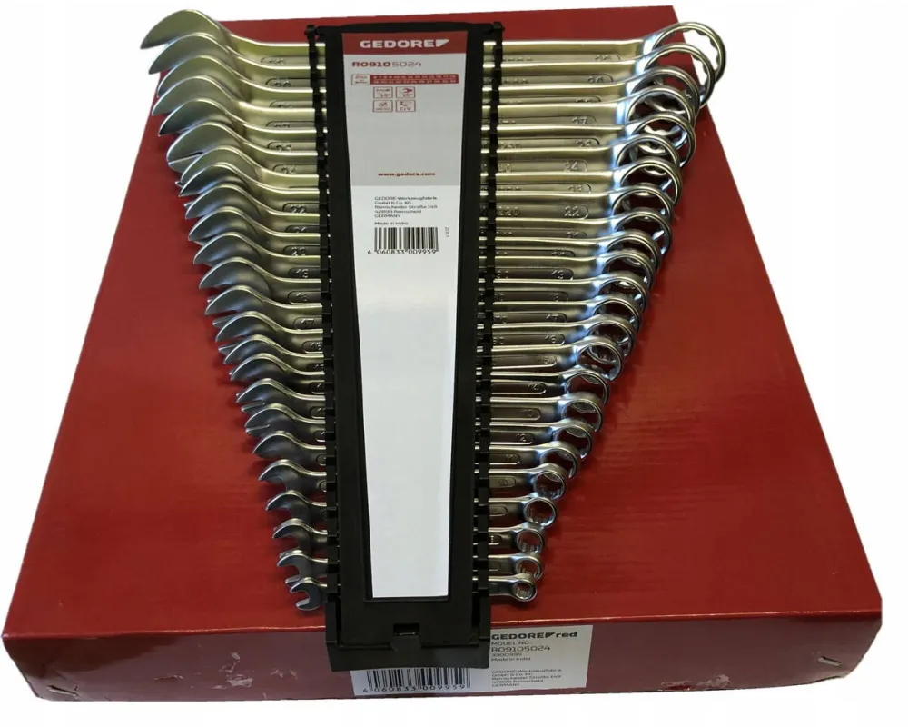Gedore red Ratchet Spanner Set metric 24-pieces