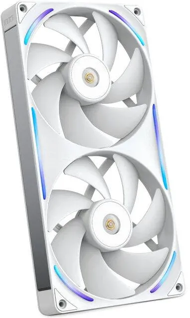 NZXT Ventilator PC NZXT F280X RGB, alb, 2x14cm, 345-2400rpm