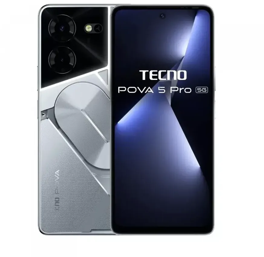 Smartphone tecno Pova 5 Pro 5G Dual SIM 256GB 8GB RAM 5000 mAh Silver Fantasy