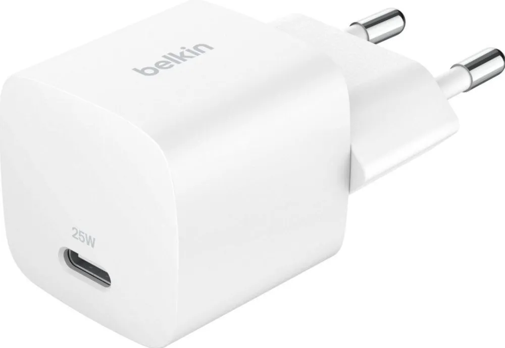 BELKIN Incarcator Belkin Boost Charge USB-C 25W Alb, 1xUSB-C, 3V/5V/9V, 2,77A
