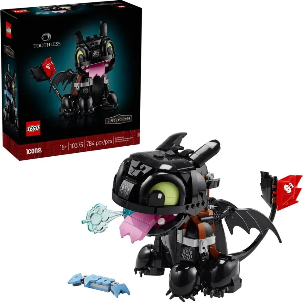 LEGO ICONS 10375 How to Train Your Dragon: Toothless