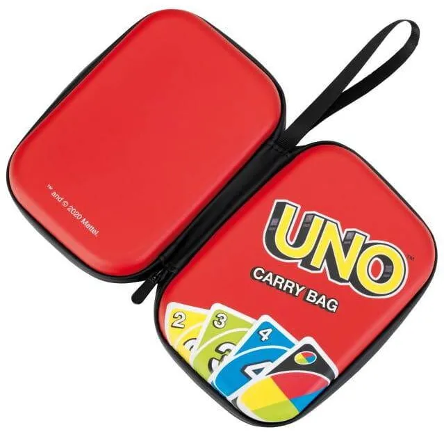 Jucarie creativa Klein Husa de calatorie pentru carduri, Klein, Etui pentru jocul UNO, Husa Rigida pentru Carti de Joc, Durabila si Rezistenta la Deteriorari, Inchidere Practica, Idee Ideala de Cadou pentru Jucatori, Fara Carduri Incluse, Rosu