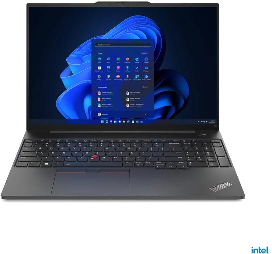 Laptop Lenovo Lenovo ThinkPad E16 Gen 1 (Intel) Intel® Core™ i5 i5-1335U Laptop 40.6 cm (16") Touchscreen WUXGA 16 GB DDR4-SDRAM 512 GB SSD Wi-Fi 6 (802.11ax) Windows 11 Pro US English Black New Repack/Repacked