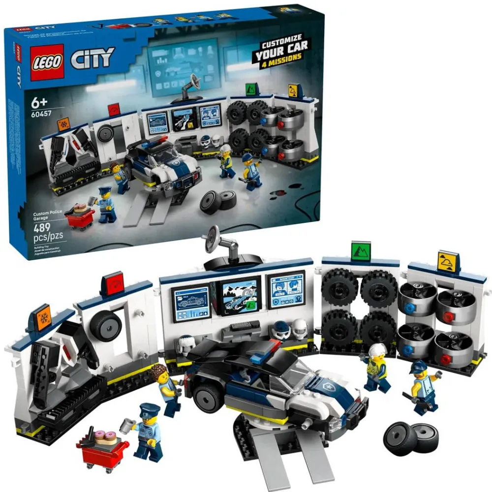 LEGO CITY 60457 Custom Police Car Garage