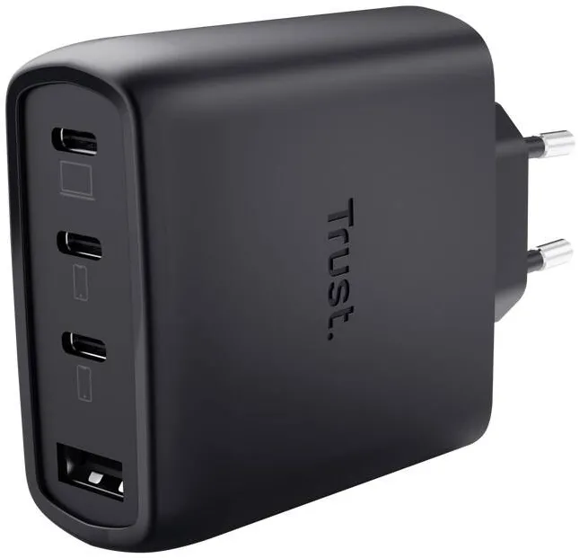 TRUST Trust Maxo 65W Universal Black AC Fast charging Indoor