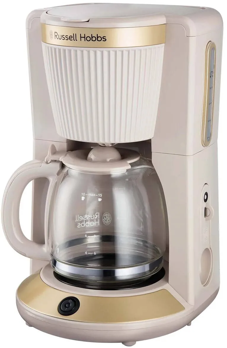 Cafetiera RUSSELL HOBBS Cafetiera Russell Hobbs, 1.25L, culoare piatra, design elegant, tehnologie WhirlTech