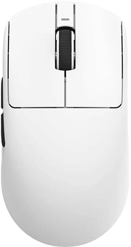 Mouse VXE Mouse gaming VXE R1 SE Plus, Senzor PAW3395 SE, Multi-device 3 Conexiuni, Fara Fir, Mouse Tip C & USB-A, 18000DPI, 5 butoane, 55g, Alb