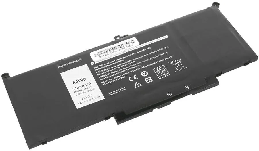 Acumulator Laptop Movano pentru Dell Latitude, 5800 mAh, negru