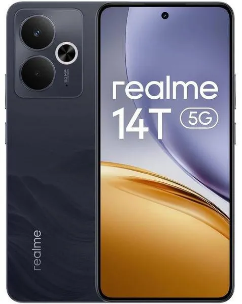 Smartphone Realme 14T 5G 256GB 8GB RAM 6000 mAh Obsidian negru