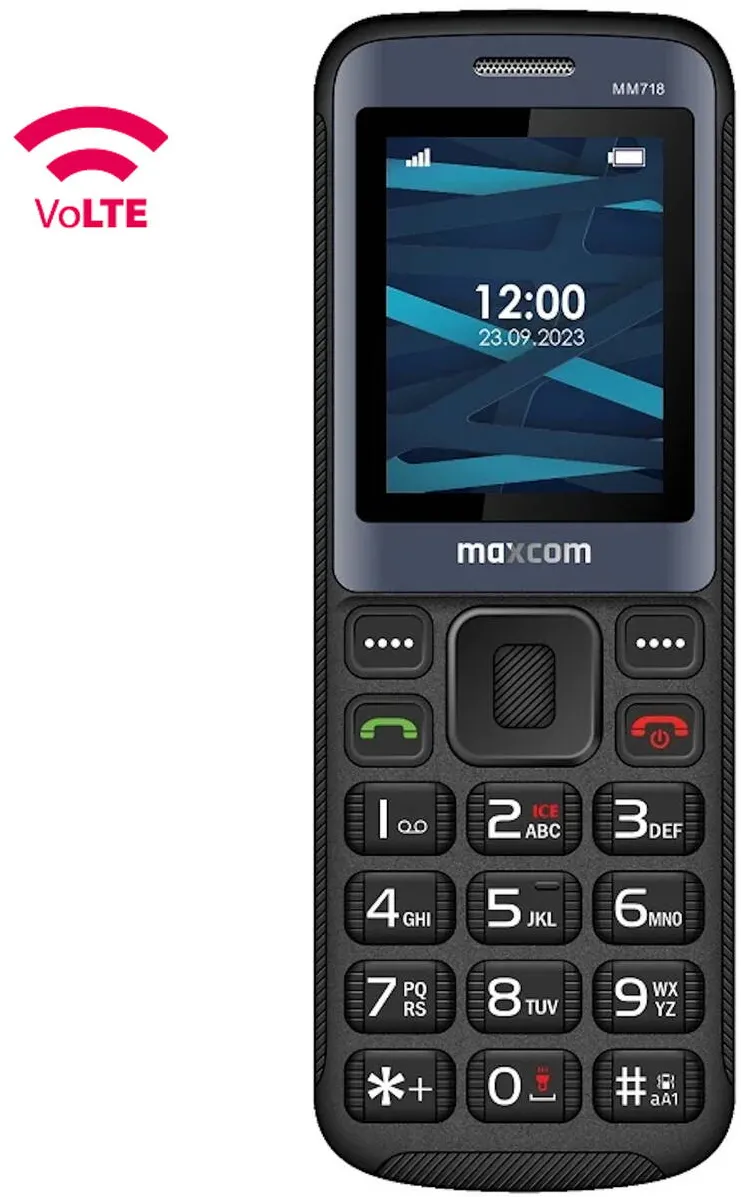 Telefon Mobil Maxcom MM718 Light 4G Single SIM Negru