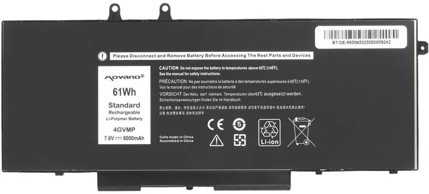 Acumulator Laptop Movano pentru Dell Latitude 5400, 5500, 5510