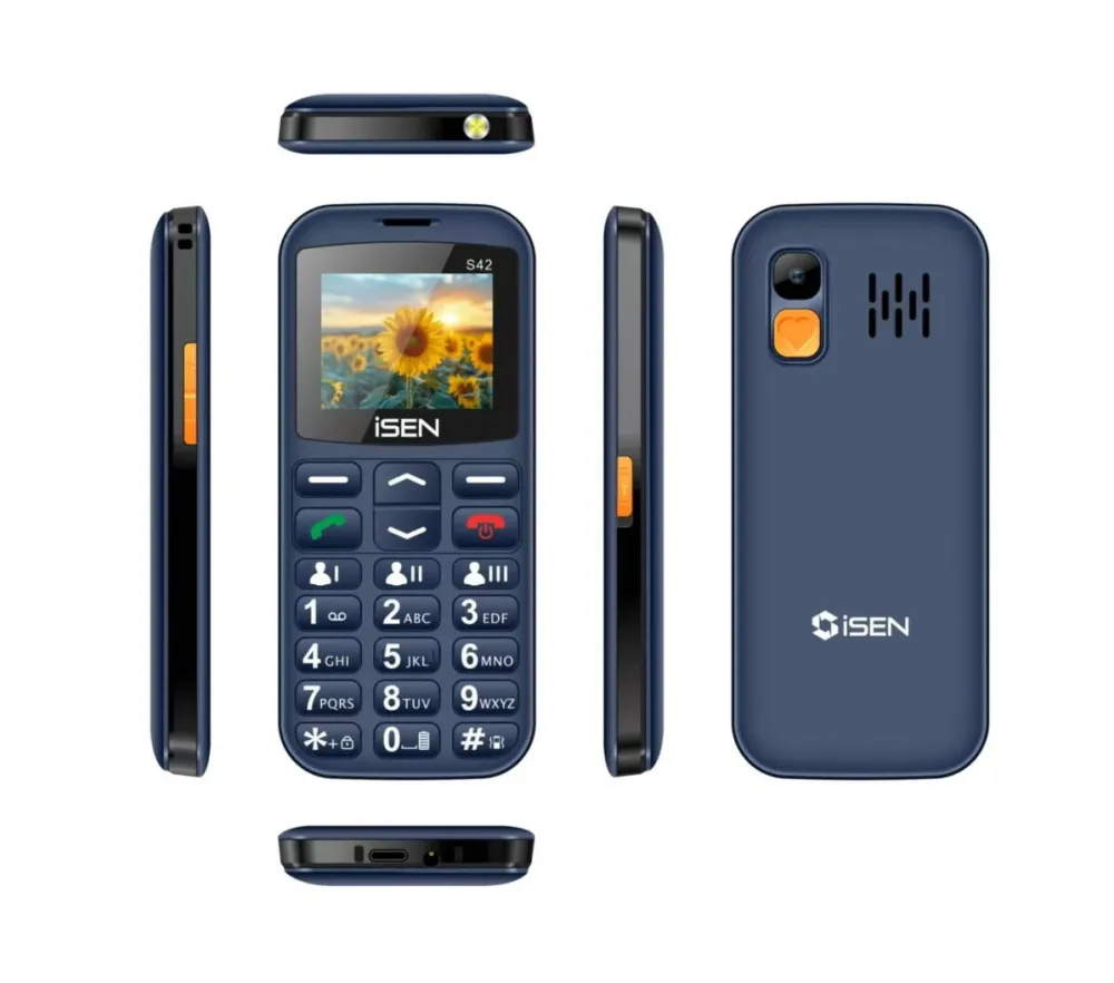 Telefon Mobil iSEN iSEN S42 Senior, Blue