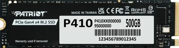 SSD Generic P410 SSD, PCIe 4.0 M.2 2280 - 500 GB