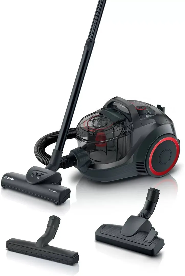 Aspirator BOSCH fara sac Serie 4 ProPower BGS21POW2, 2 L, Negru
