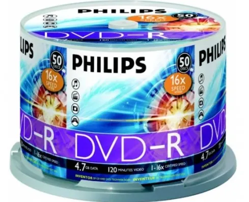 Philips DVD-R 4.7GB (50 buc. Spindle, 16x)