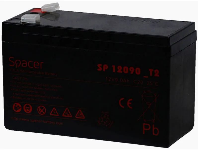 Spacer Acumulator UPS 12V / 9Ah, terminal F2(T2), SP-BAT-12V9AH