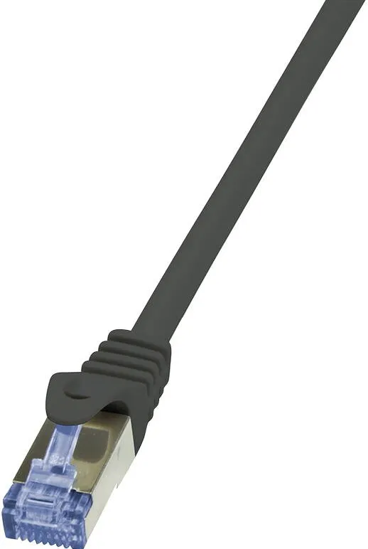 Accesoriu Retea Logilink Patchcord Cat.6A 10G S/FTP PIMF PrimeLine 20m negru