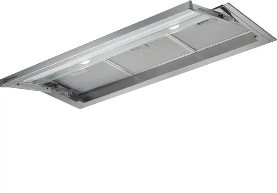 ELECTROLUX Hota incorporabila telescopica LFP539X, Putere de absorbtie 600 m3/h, 1 motor, Filtre aluminiu lavabil, 90 cm, Inox