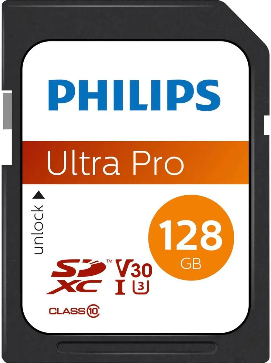 Card de Memorie Philips SDXC 128GB Class 10 UHS-I U3 V30 A1