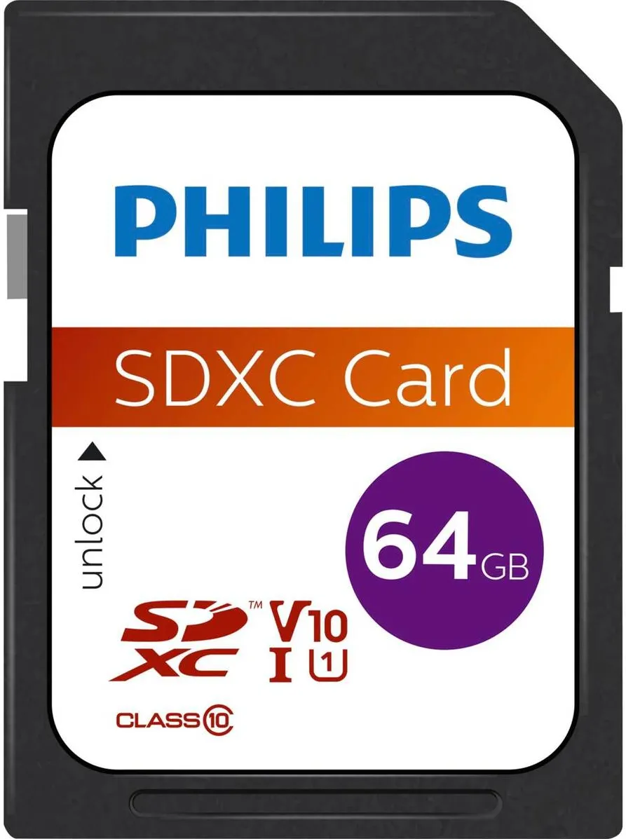 Card de Memorie Philips SDXC 64GB Class 10 UHS-I U1