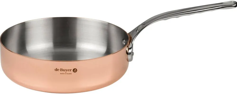 De Buyer Vas Pentru Gatit Prima Matera Sauté Pan Copper/steel 24cm straight ind.
