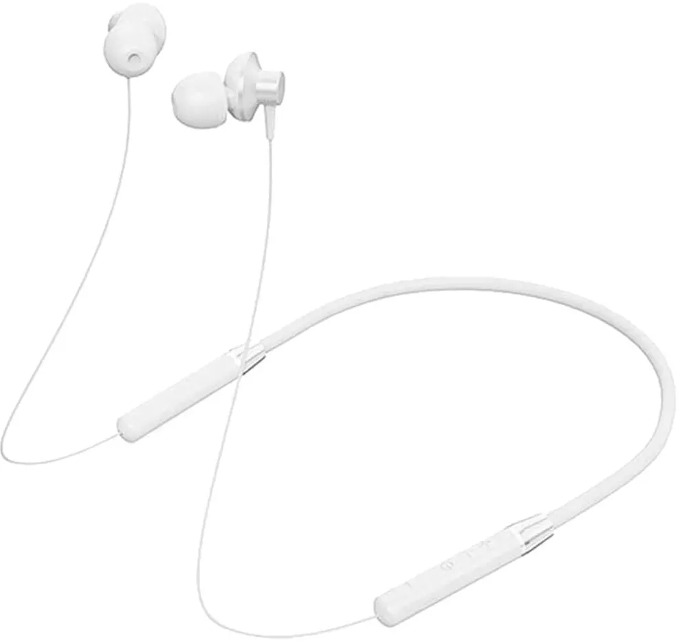 Casti Lenovo HE05 Magnetic Neckband Waterproof IPX5 Alb