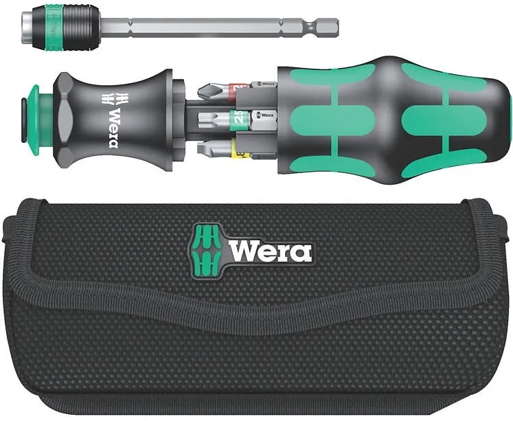WERA Kraftform Compact 20 Tool finder 1 magazine-screwdriver set 1/4" - 6-pieces - 05051016001