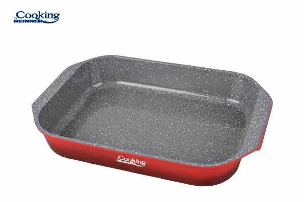 HEINNER TAVA INALTA ALUMINIU 39.5x26CM, RED LINE