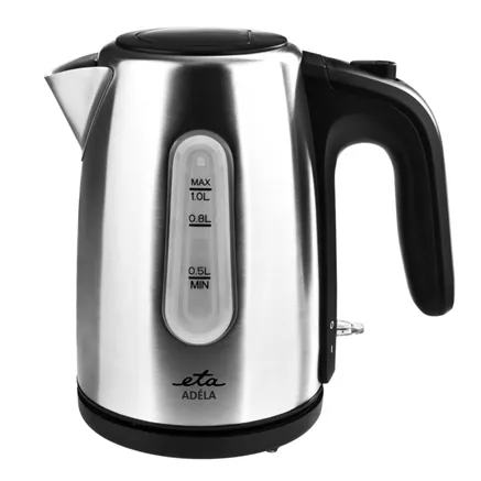 ETA ETA160490000 ADÉLA Electric Kettle, 1600 W, Capacity 1 L, Stainless Steel