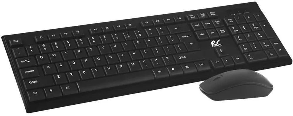 Kit Periferice nano RS NanoRS Wireless Keyboard and Mouse Combo with Ergonomic Design – RS580 for Smooth and Efficient Use