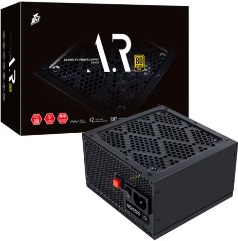 Sursa PC 1st PLAYER PS-750AR, 750W, 80 PLUS Gold, PFC Activ, Negru