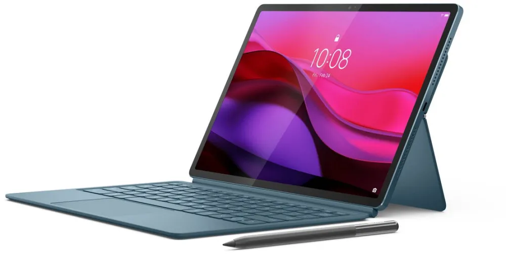 Tableta Lenovo Lenovo Yoga Tab Plus 12.7 3K Touch Snapdragon 8/16GB/256GB/Qualcomm Adreno 750/Android 14/ENG kbd/Tidal Teal/FP/2Y Warranty